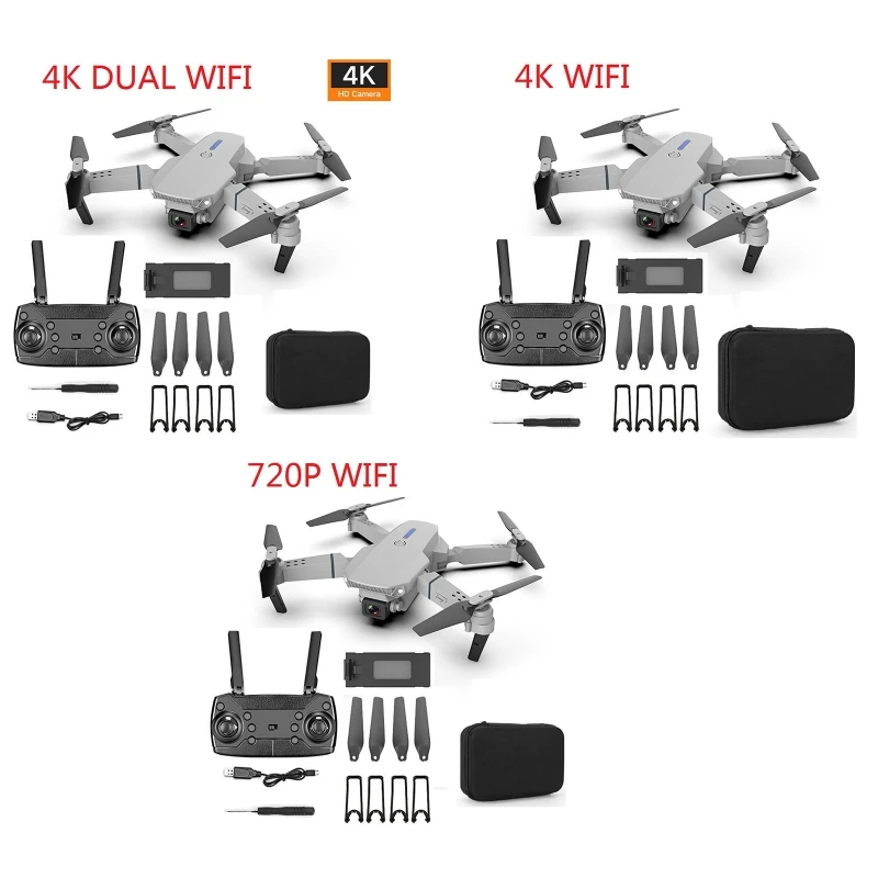 

C5AE USB Charging RC UAV Long Endurance 1 Key Take Off/Landing Wifi Connection Real-time Transmission 3d Spin Flip Folding