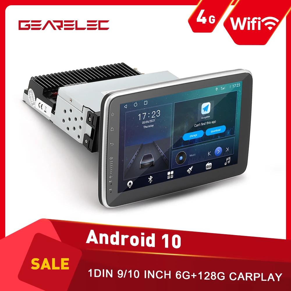 

8-Core Android 10 4G & WiFi Car Multimedia Player 1Din 6G+128G 9/10inch Touch Screen Bluetooth5.0 GPS Car Radio With Carplay AHD