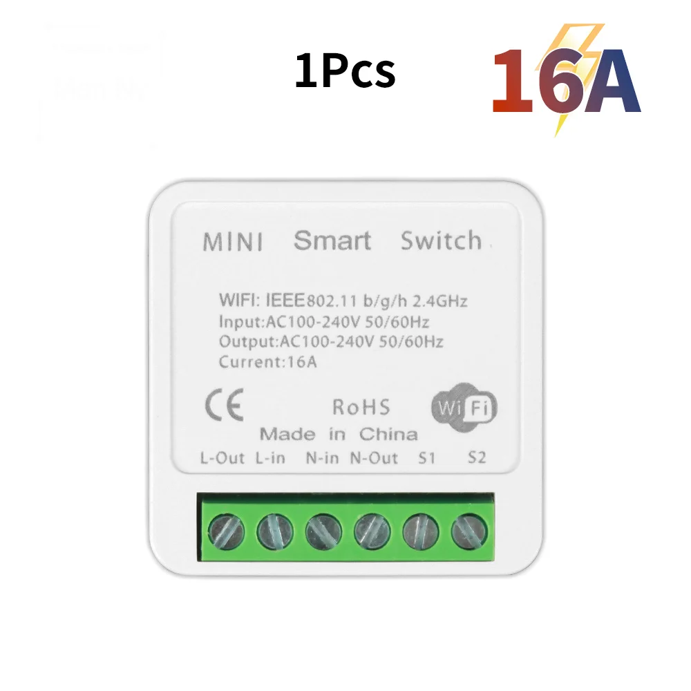 MANHOT Wi-Fi умный выключатель 16A