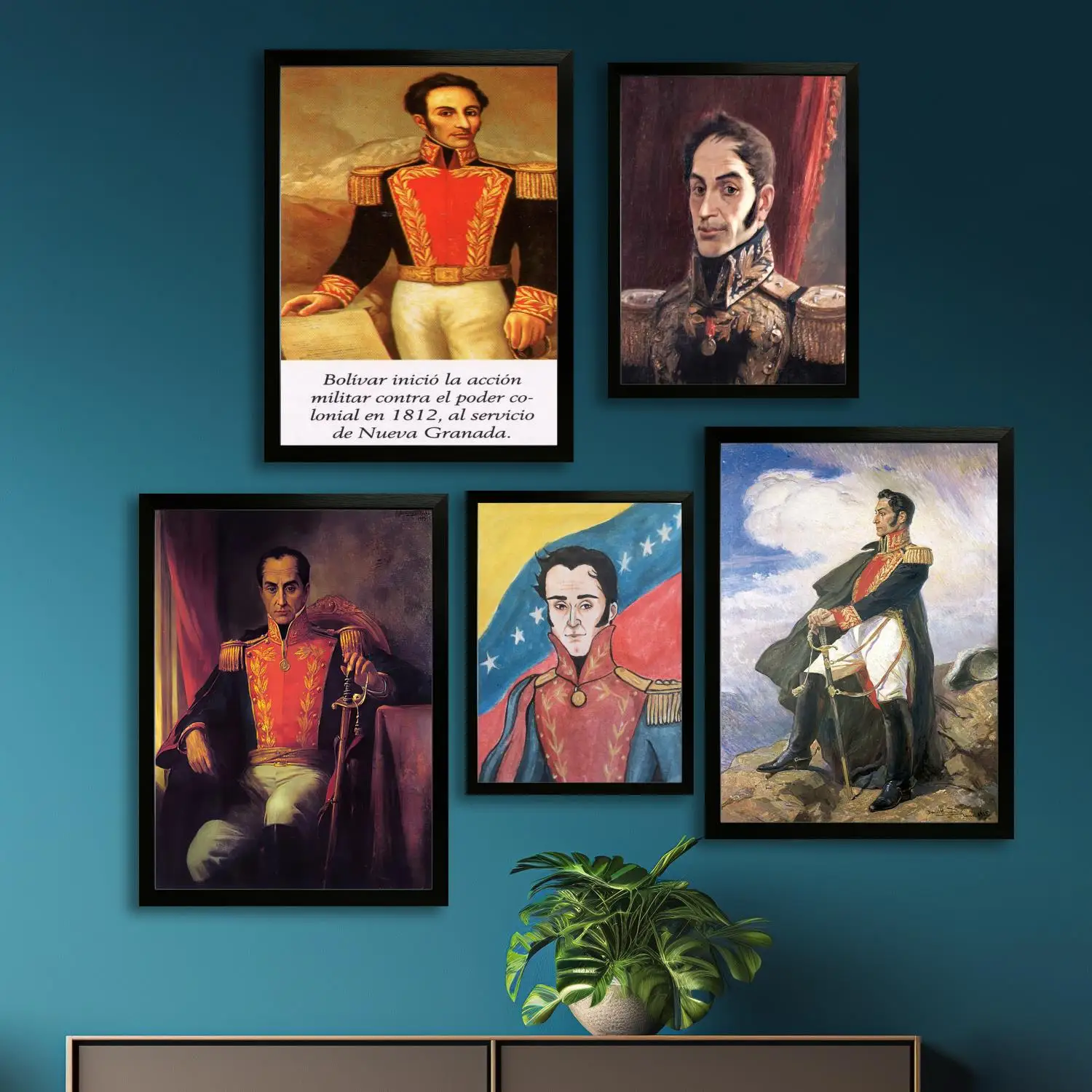 Simon Bolivar холст художественный постер и настенное искусство печать с изображением