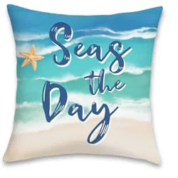 

Декоративные наволочки Seas the Day & Ocean Vibes из полиэстера