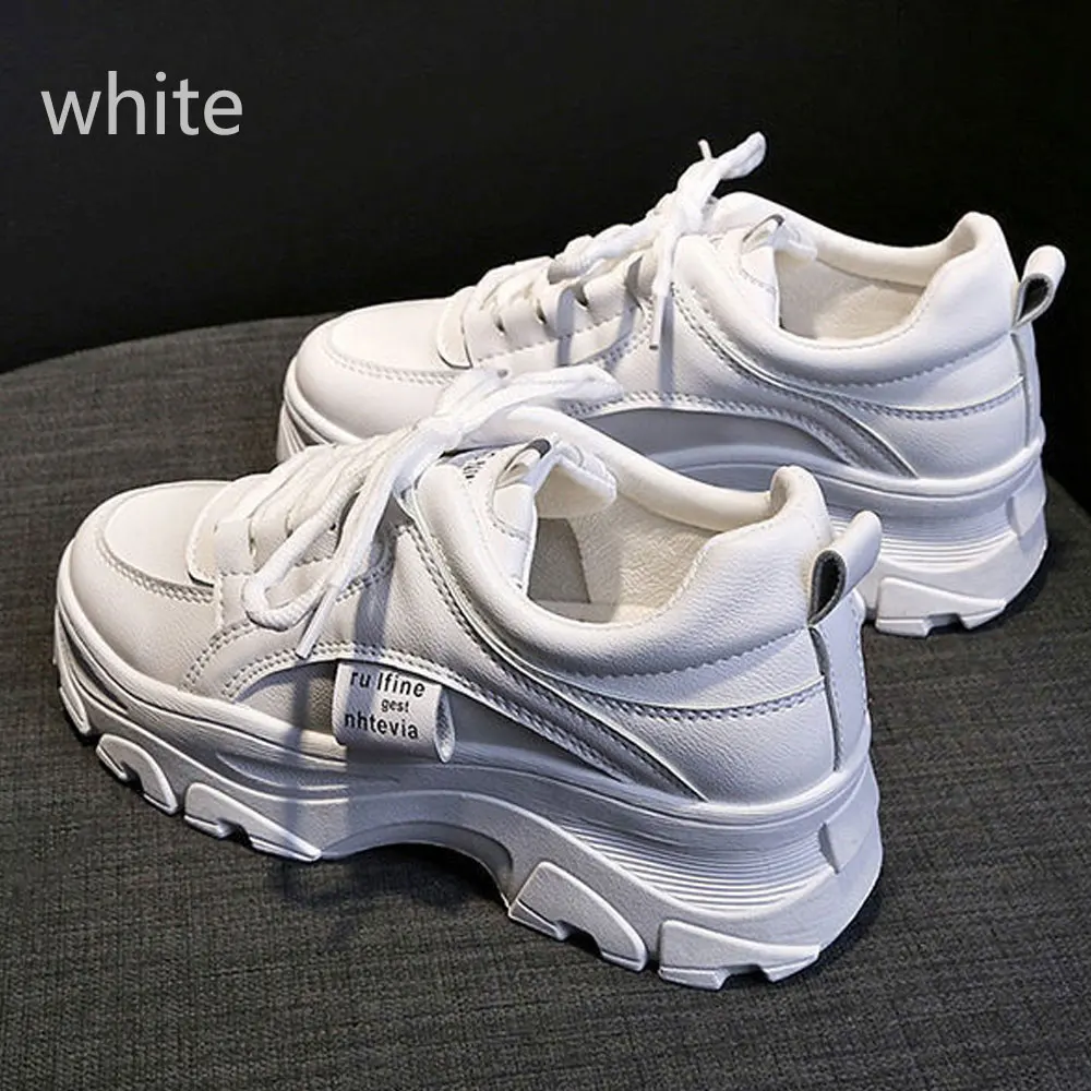 

2022 New In the summer thick sole height boom daddy shoes women's comfortable singlemen's and women's sports shoes tennis