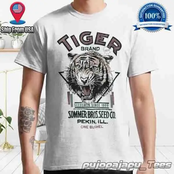 Новый товар винтажная Мужская футболка с американским забавным логотипом и