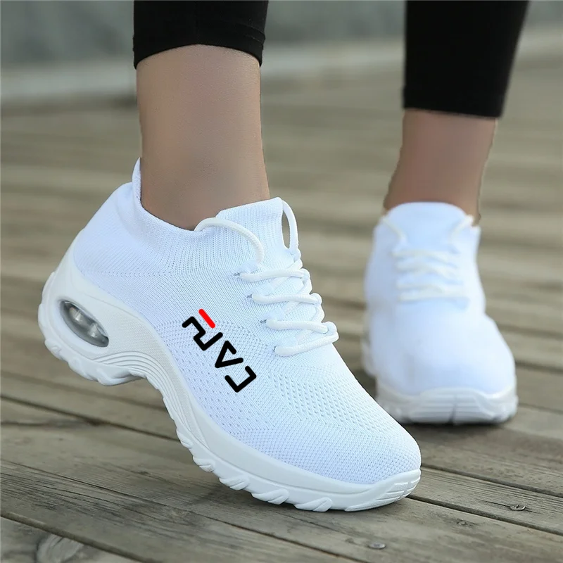 2023 Summer Women Shoes Breathable Mesh New Fashion Light Weight Sports Shoes Casual Walking Sneakers Tennis Shoes Plus Size 42