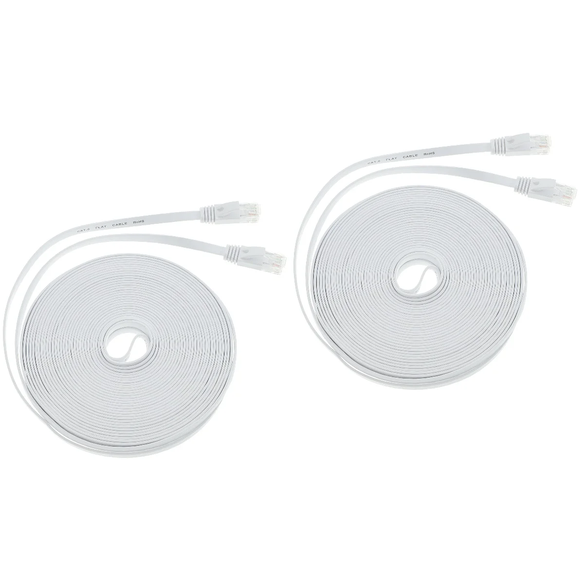 

2pcs Replacement Cat 6 Network Cable 15m Ethernet Cable for Computer Set-top Box