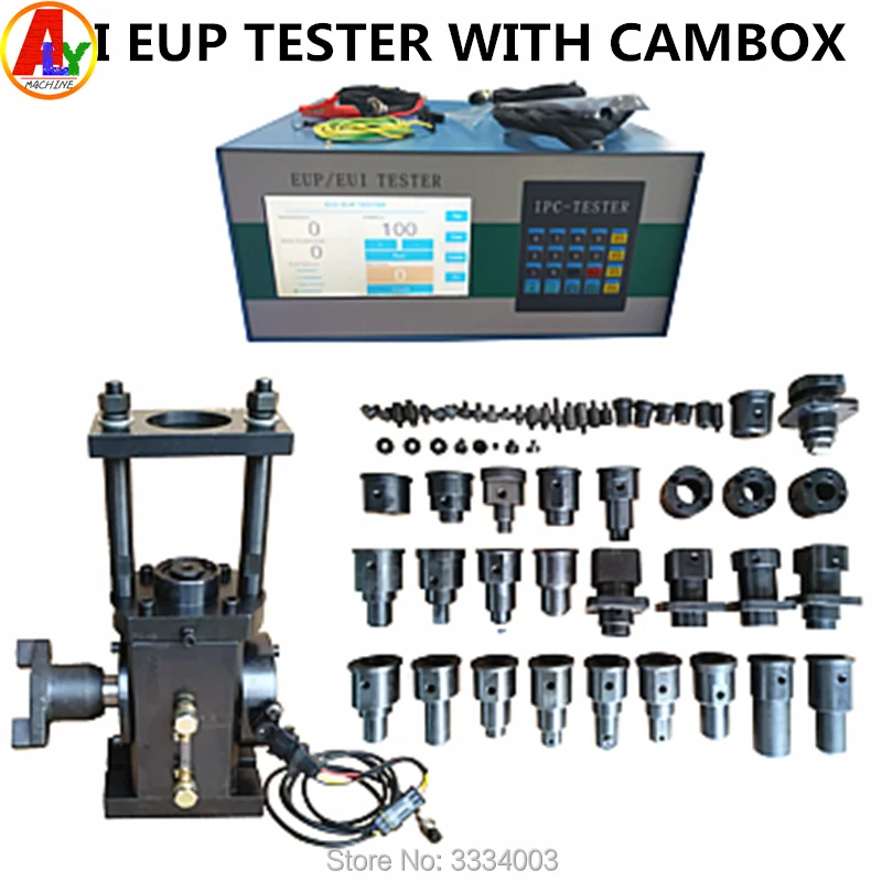 

EUI/EUP Tester With Cambox And Camshaft, With 4 Camshafts And 23 Adapters, Common Rail Test Bench