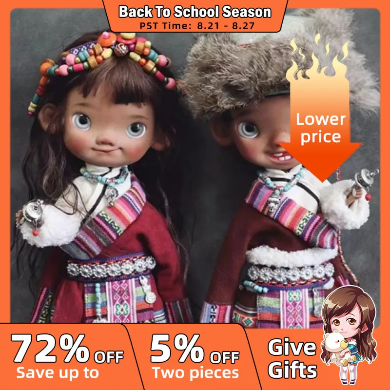 Amzing Expression 1/6 Big Head Pii with Girl Body Extra Free Hands and Feet PiPi Jaki Naughty Happy Cute Minor BJD Dolls