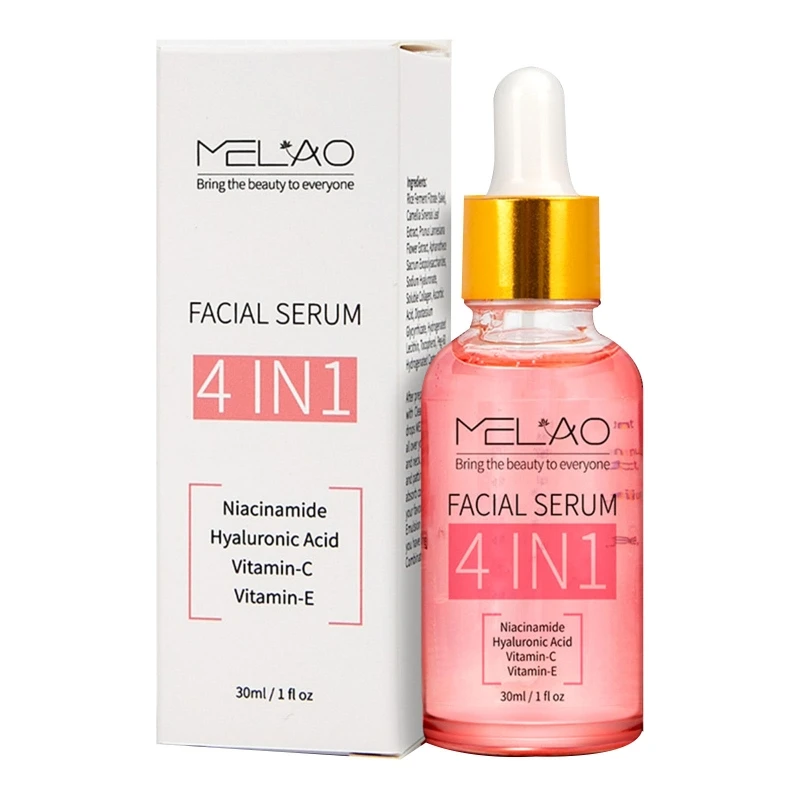 

Q1QD 4 IN 1 Vitamin C & Hyaluronic Acid Face Serum Anti Wrinkle Hydrating Serum