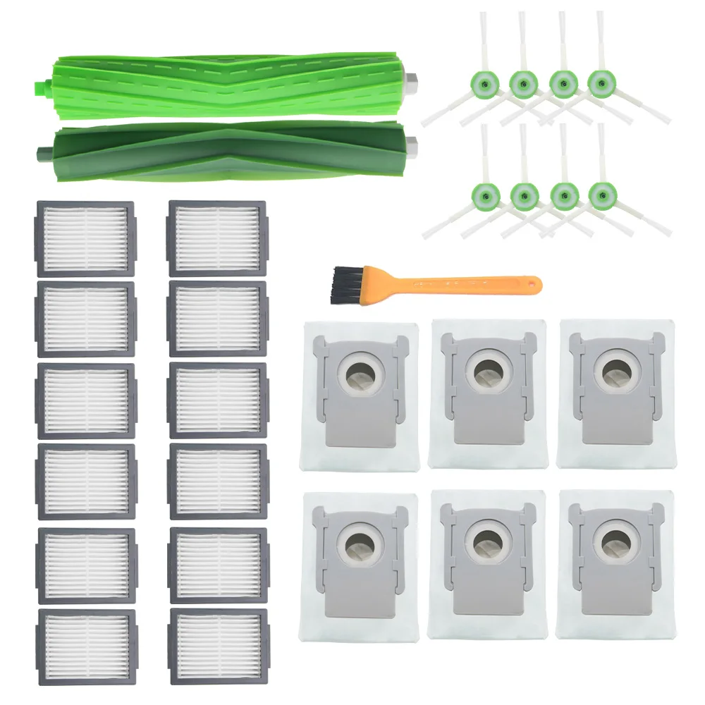

Hepa Filter Dust Bag Brush Roll for iRobot Roomba i7 E5 E6 i3 Series Robot Vacuum Cleaner Replacement Spare Parts Accessories