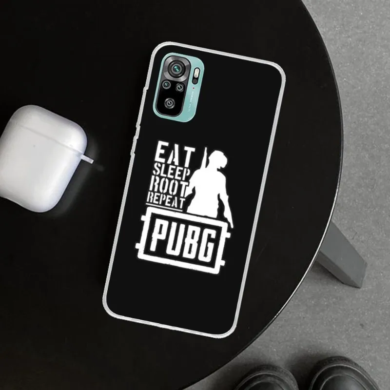 Чехол Pubg для телефона с популярной игрой Xiaomi 12 11T 10 9 Redmi Note 10S Pro 9A 8 прозрачный чехол