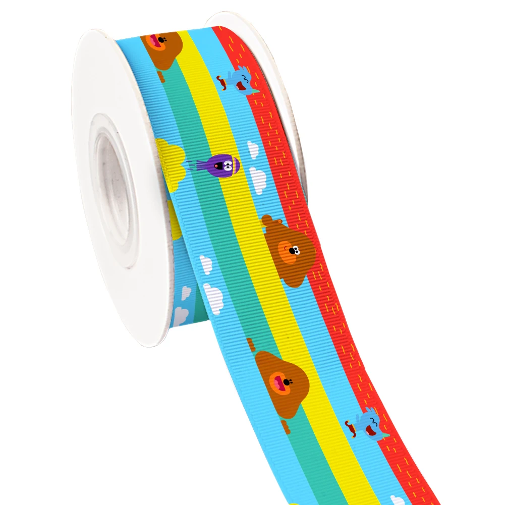 10 м в рулоне большая дружественная и добрая собака атласная лента бант для волос