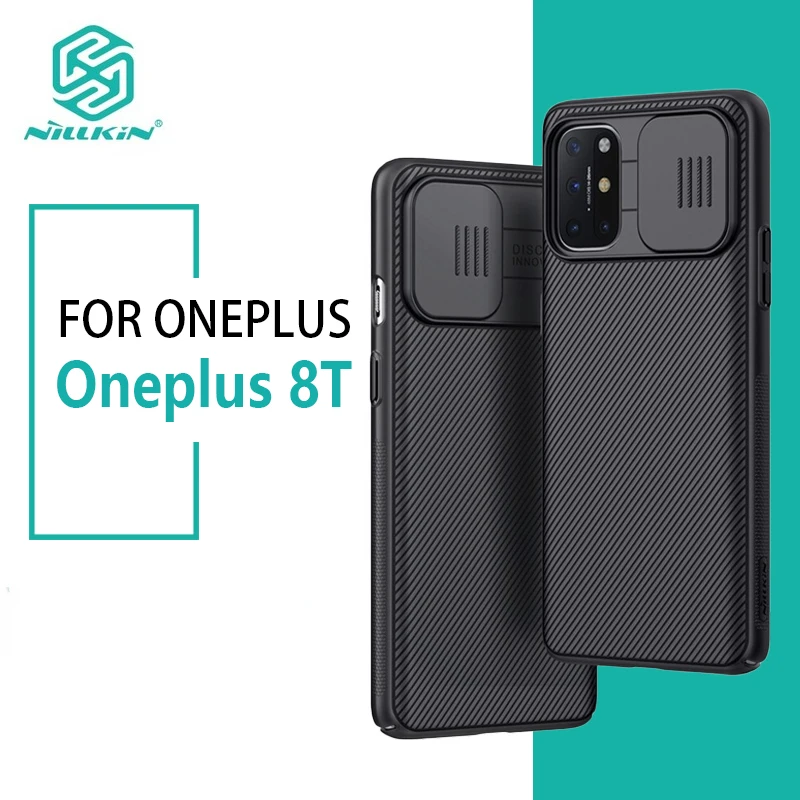

For Oneplus 8T Nillkin CamShield Case Hard PC 1+ 8T Luxury Shockproof Back Cover With Camera Slide Privacy Protection Casing