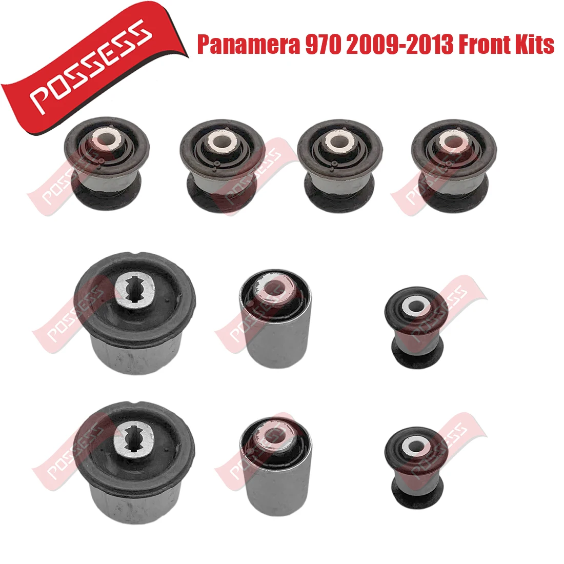 

10 Pieces Front Suspension Control Arm Bushing Kits For Porsche Panamera 970 3.0 4.8 4S 4.8 Turbo 2009-2016,OE 97034124101