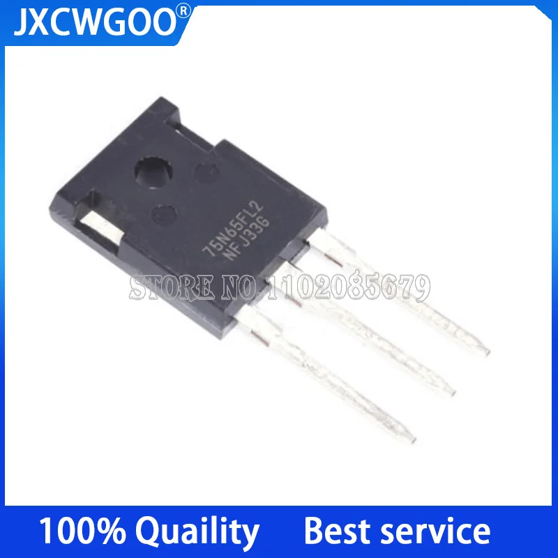 

10PCS 100%New Original NGTB75N65FL2WG 75N65FL2 TO-247 IGBT tube 650V/100V