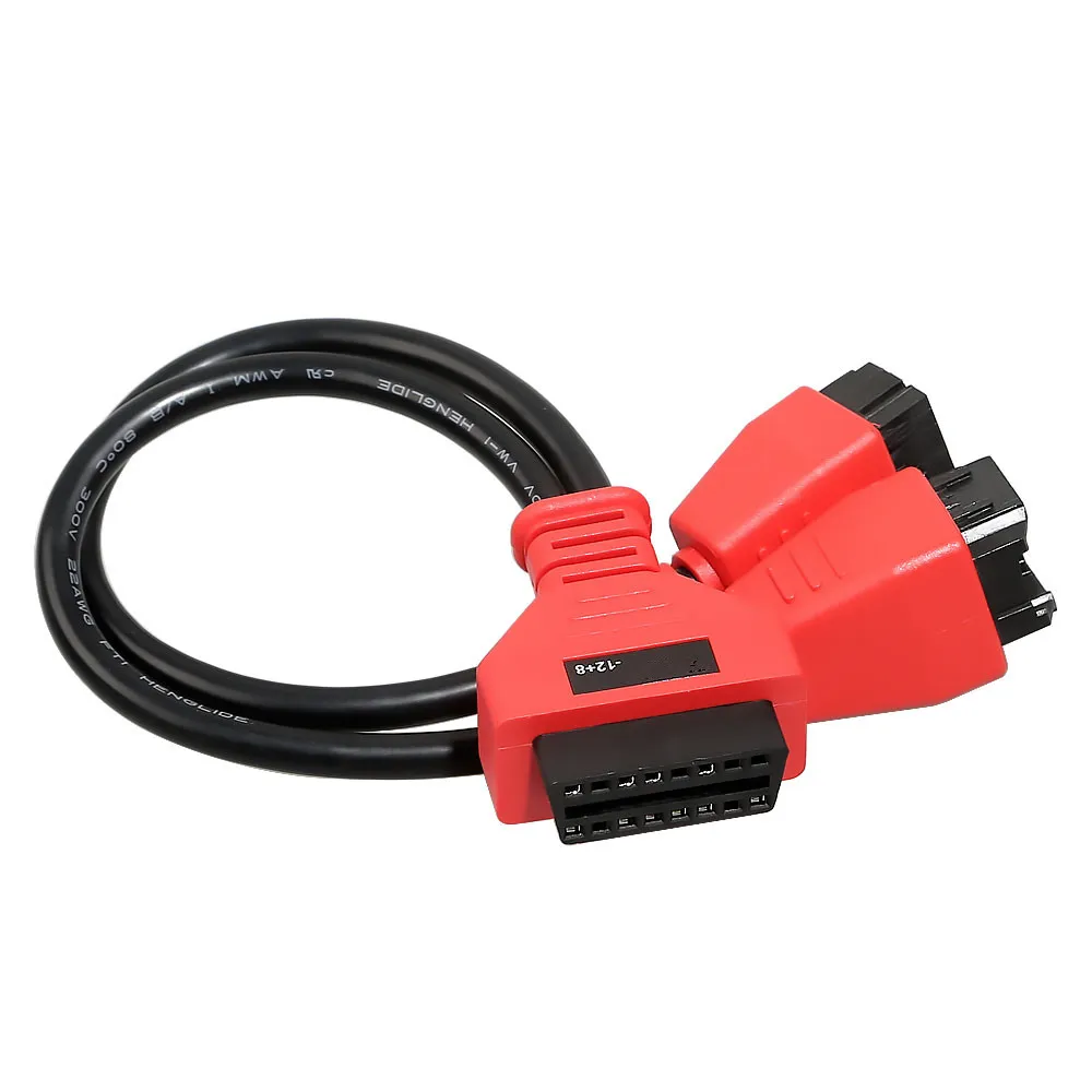 FCA 12 + 8 для Chrysler 16-контактный OBD OBDII OBD2 кабель коннектор Autel DS808 Maxisys 906 908 Pro elite