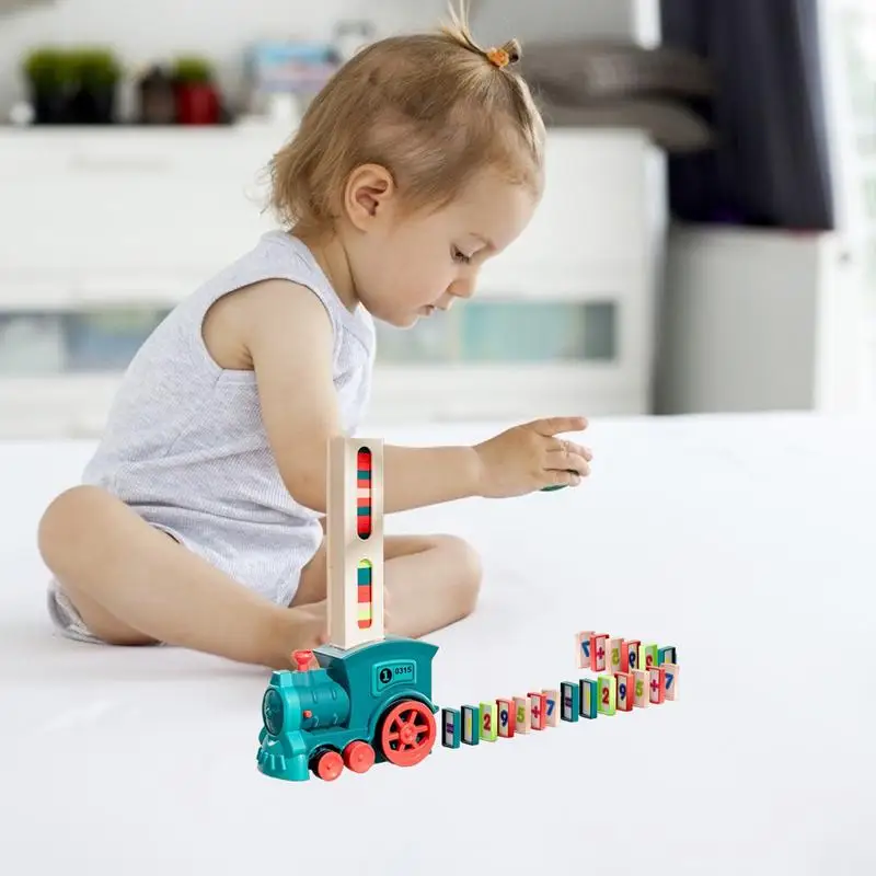 Набор строительных блоков поезд автоматические блоки для укладки модель