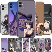 mai sakurajima sexy phone cases for iphone 13 pro max case 12 11 pro max 8 plus 7plus 6s xr x xs 6 mini se mobile cell