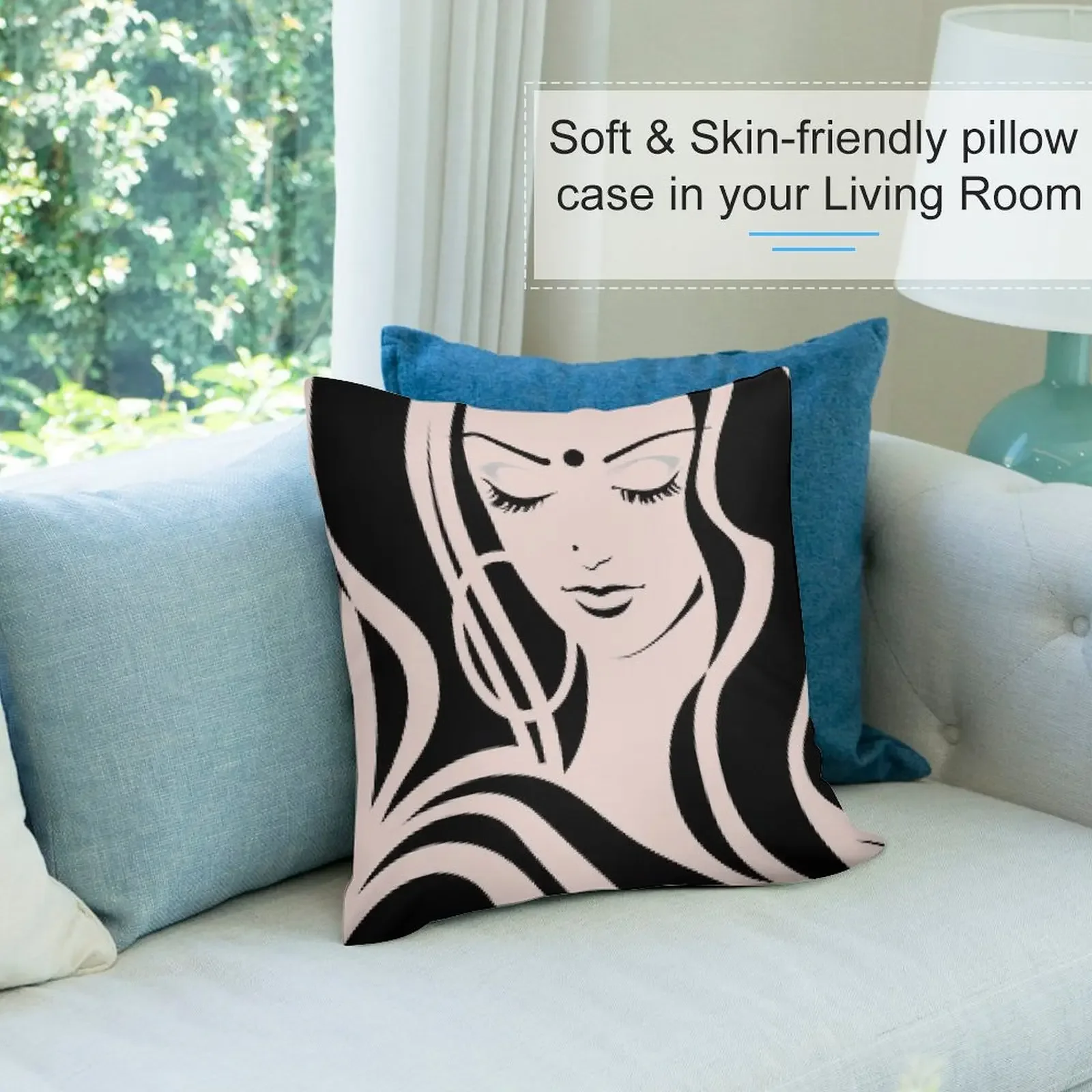 Дези девушка bindi Подушка Декор Подушки Плед Диван Рождественские принадлежности