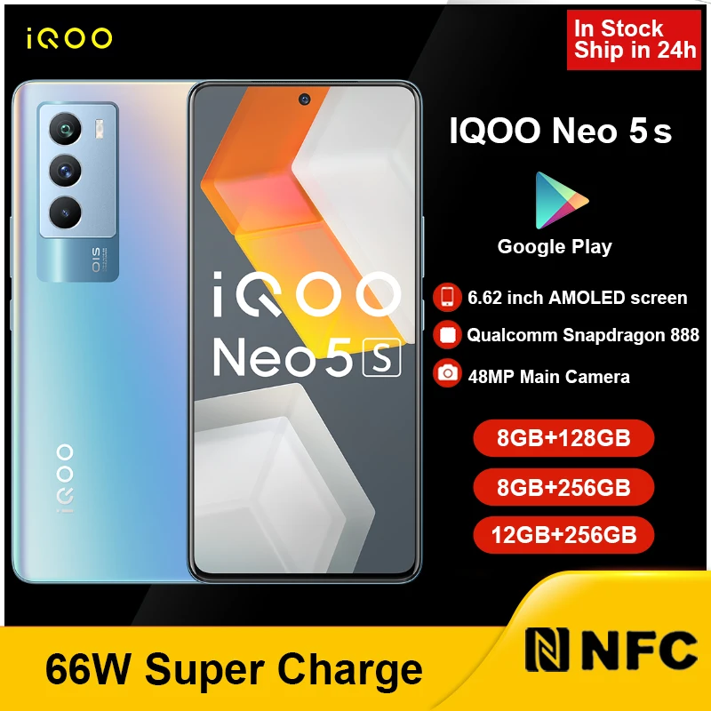 

Смартфон VIVO iQOO, 888 ГБ, 8 + 128 ГБ, Snapdragon, 66 Вт