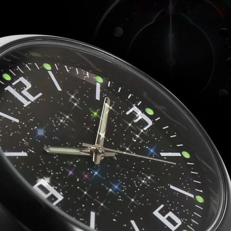 Автомобильный салонный зажим для вентиляционного отверстия кварцевые часы