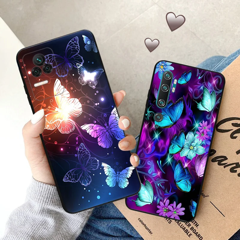 Ультратонкий черный чехол для телефона Redmi Note11 11s A1 A2 Plus K60 K50 K40 Xiaomi 14 11t 11Lite CC9Pro с