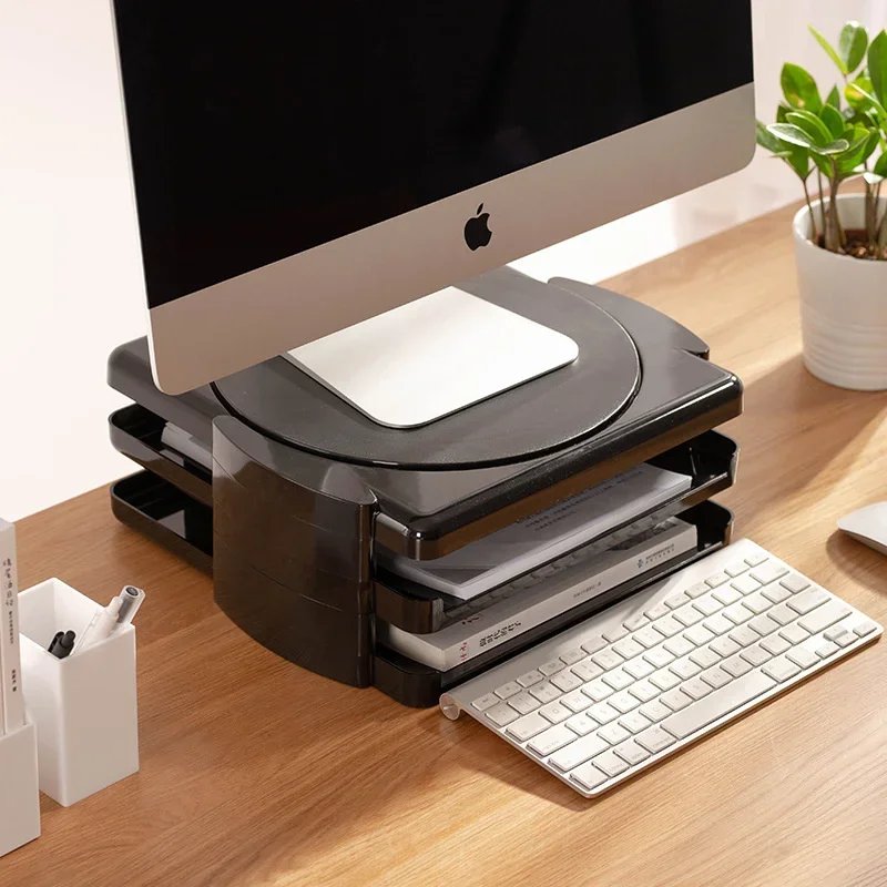 Стойка для монитора с защитой шеи вращающаяся настольная организация