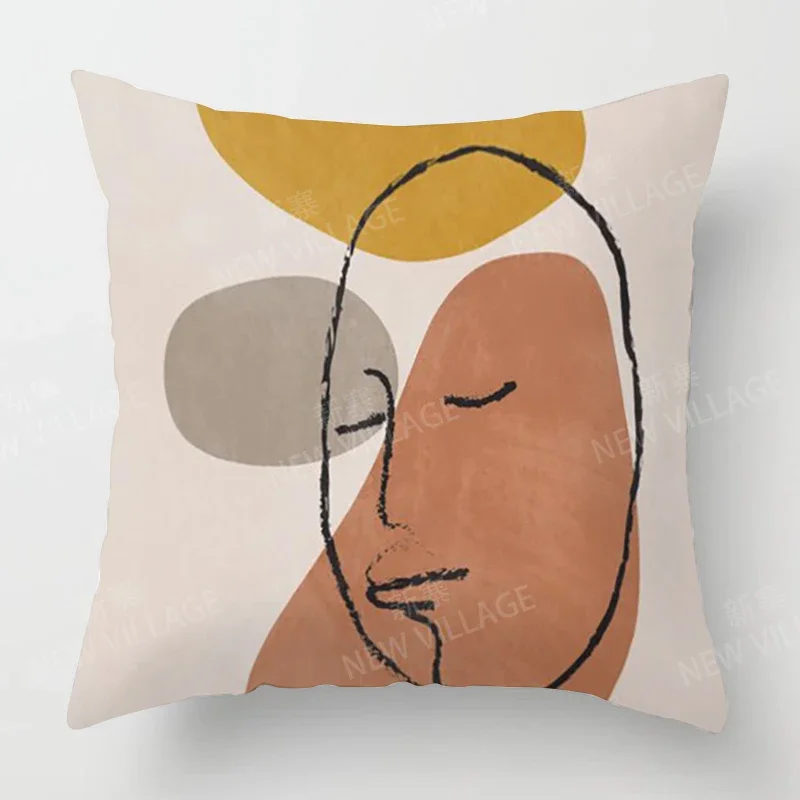 Скандинавское осеннее украшение для дома наволочка дивана бархатный