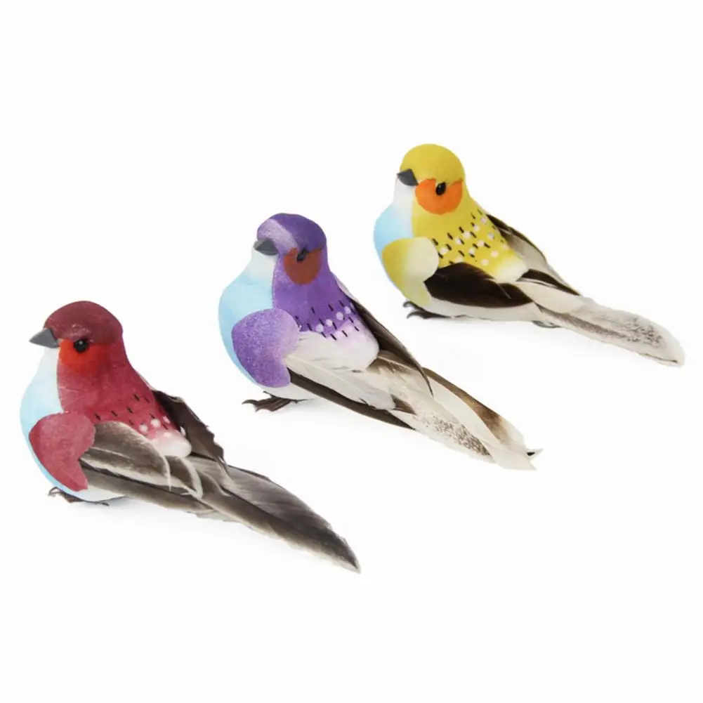

Christmas Bird Craft Cute Simulation Foam Bird Handicraft Christmas Colorful Bird Craft Party Decoration Decoration