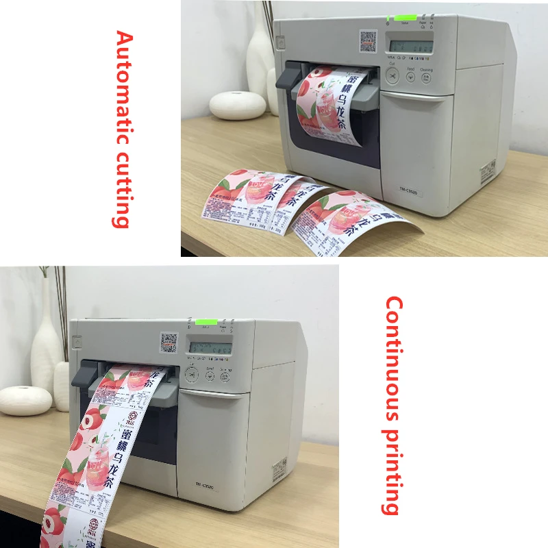 Полноцветный принтер для этикеток Epson TM-C3520 цветной самоклеящийся и штрих-кодов