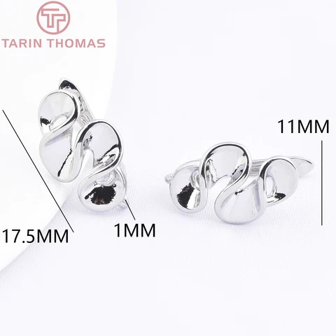 Фурнитура для сережек TARIN THOMAS, латунь, золотого цвета, 6 шт.