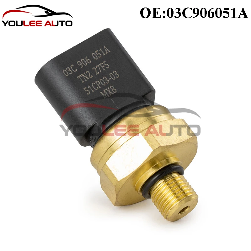 03C 906051 A 51CP03-05 Датчик давления топлива для Audi Q7 VW CC Touareg Passat 3.6L Автозапчасти