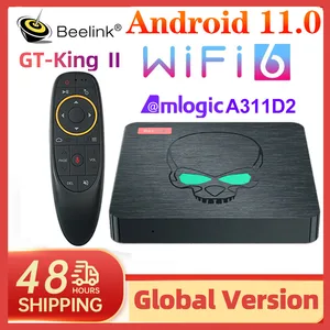 Beelink GT King II WiFi 6 Android 11 TV BOX 8GB 64GB TVbox Amlogic A311D2 Octa Core LPDDR4 Support 4