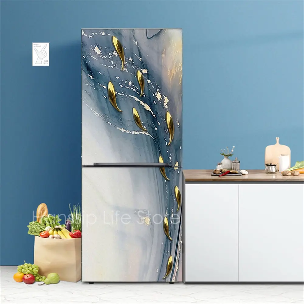 

ПВХ наклейка для холодильника черная