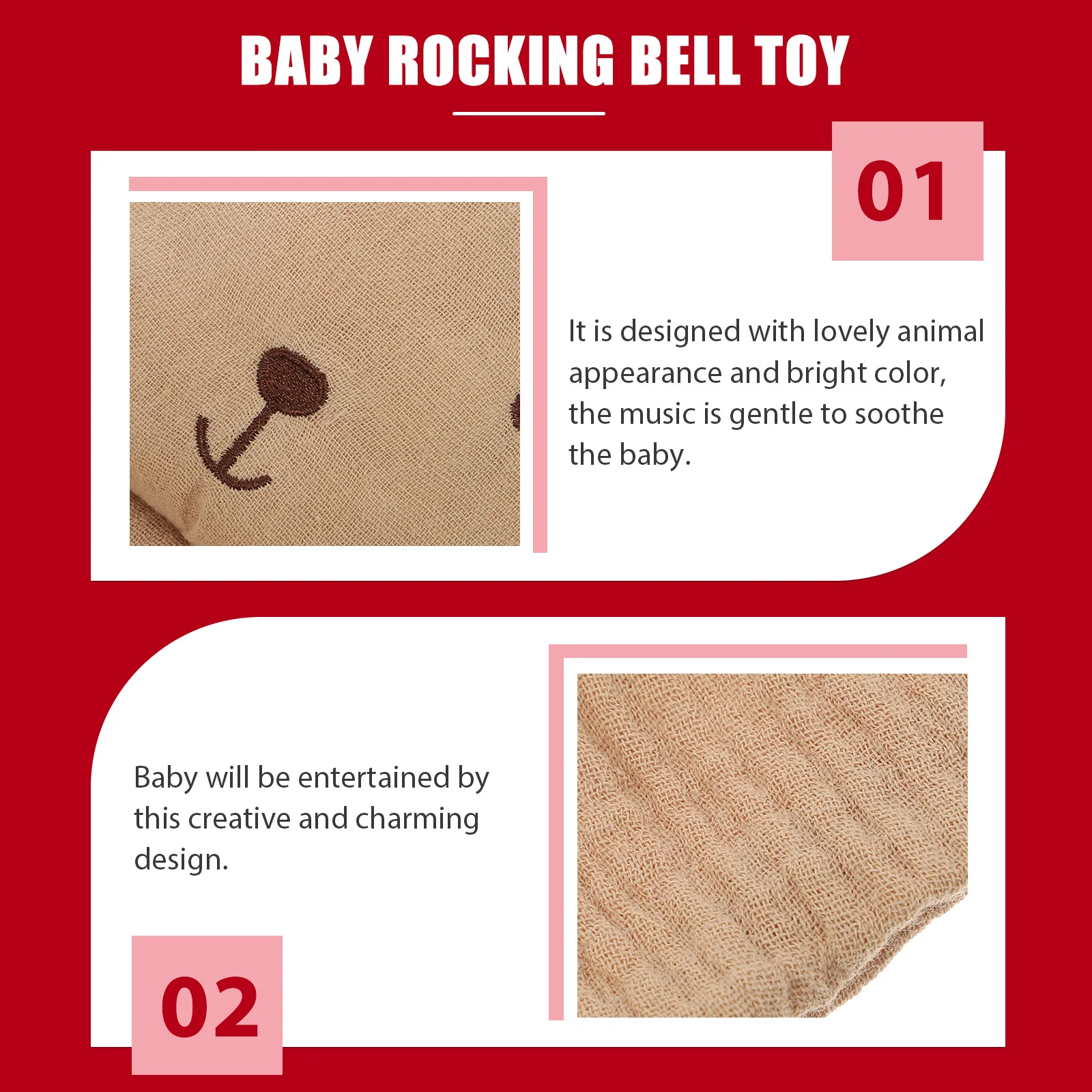 Детская игрушка для сна подарок новорожденных игрушки-полотенца успокаивающая