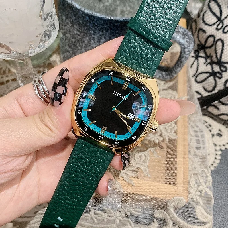 2022 Super Square Watches Women Luxury Brand Wrist Watches for Ladies Big Dial Wrist Watch Quartz Relogio Feminino Women's Watch