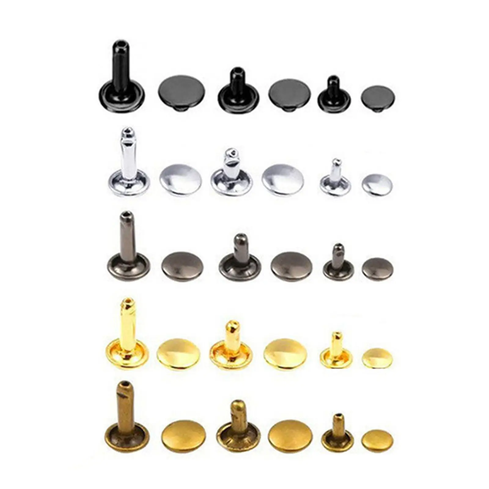 Полный Набор Металлических Люверсов С Перфоратором Для Кожаных Сумок