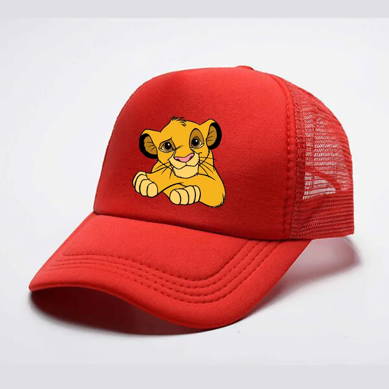 Картонный лев король детей детская кепка для мальчиков и девочек регулируемая бейсболка для младенцев с застежкой сзади, хип-хоп солнечная шляпа.