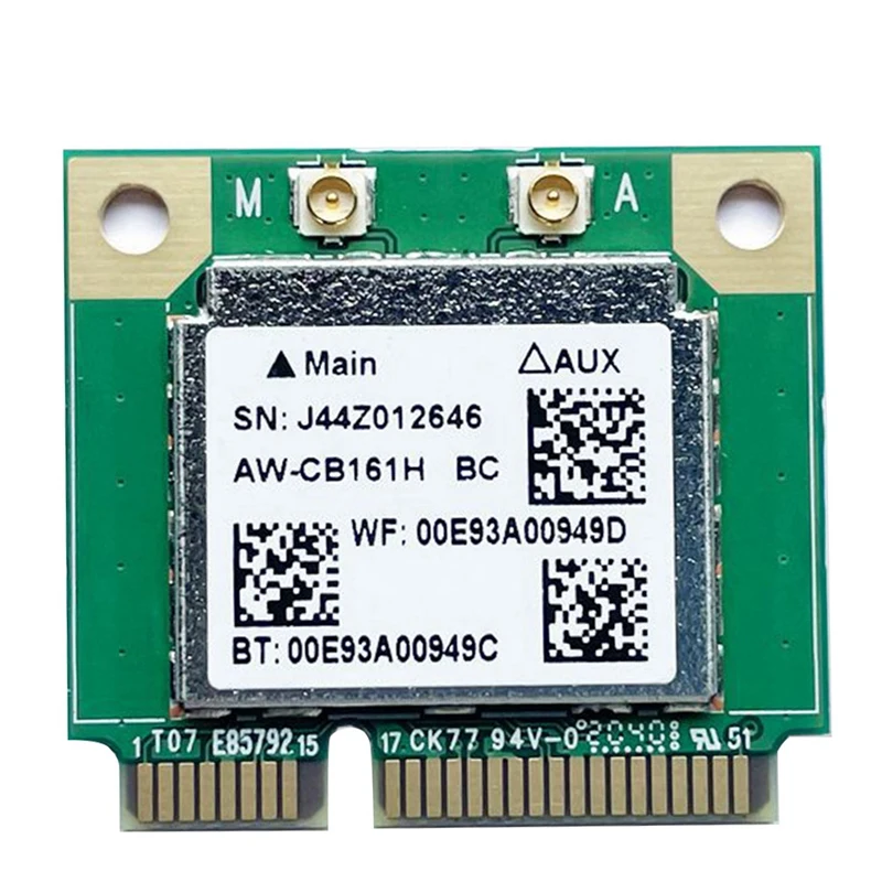 Двухдиапазонный адаптер Realtek RTL8821 AW-CB161H Wifi Wlan карта Bluetooth 4 0 комбинированный