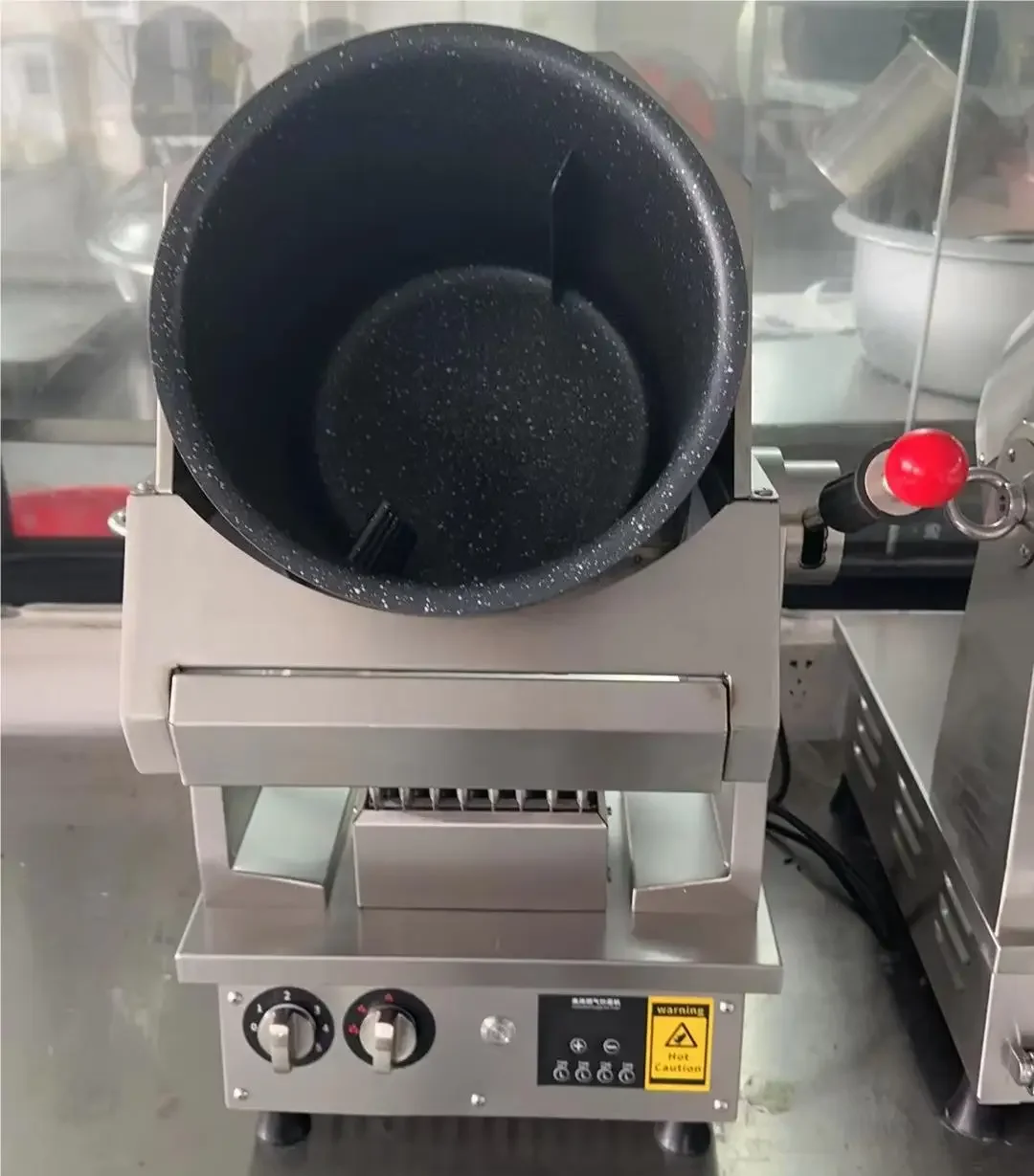 Коммерческая кухонная машина барабан из нержавеющей стали 304 сковорода с