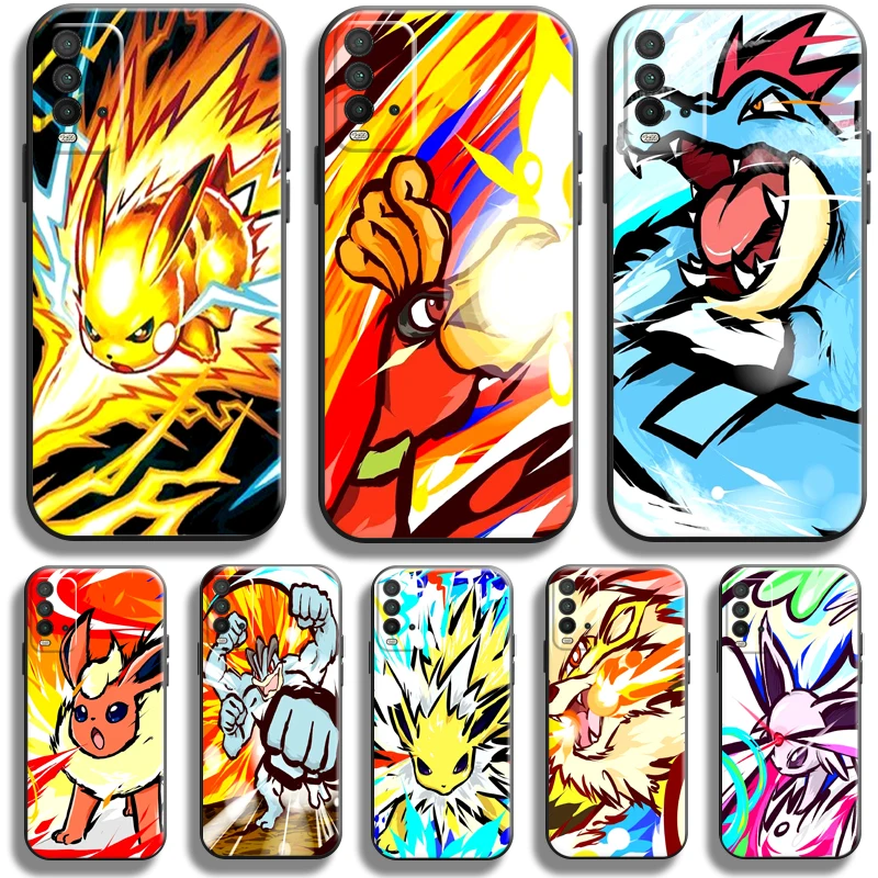 

Pokemon Pikachu Case For Xiaomi Redmi Note 10 10S 10T 9 9S 9T 8 8T Pro For Redmi 10 9 9T 9A 9C 8 8A Phone Case Coque Soft Funda
