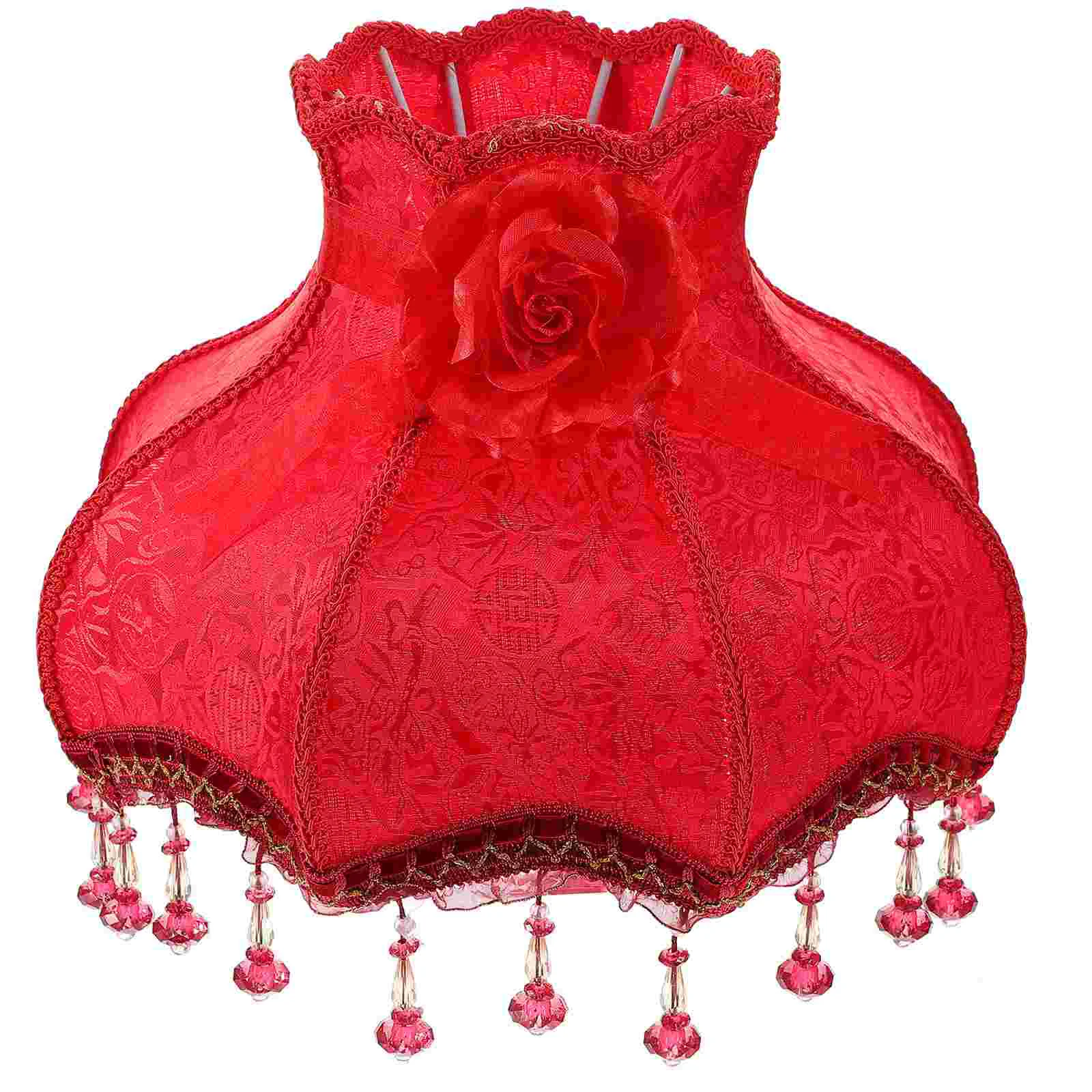 

E27 Lampshade Floor Cover Elegant Light Scallop Decorative Fabric Cloth Dustproof