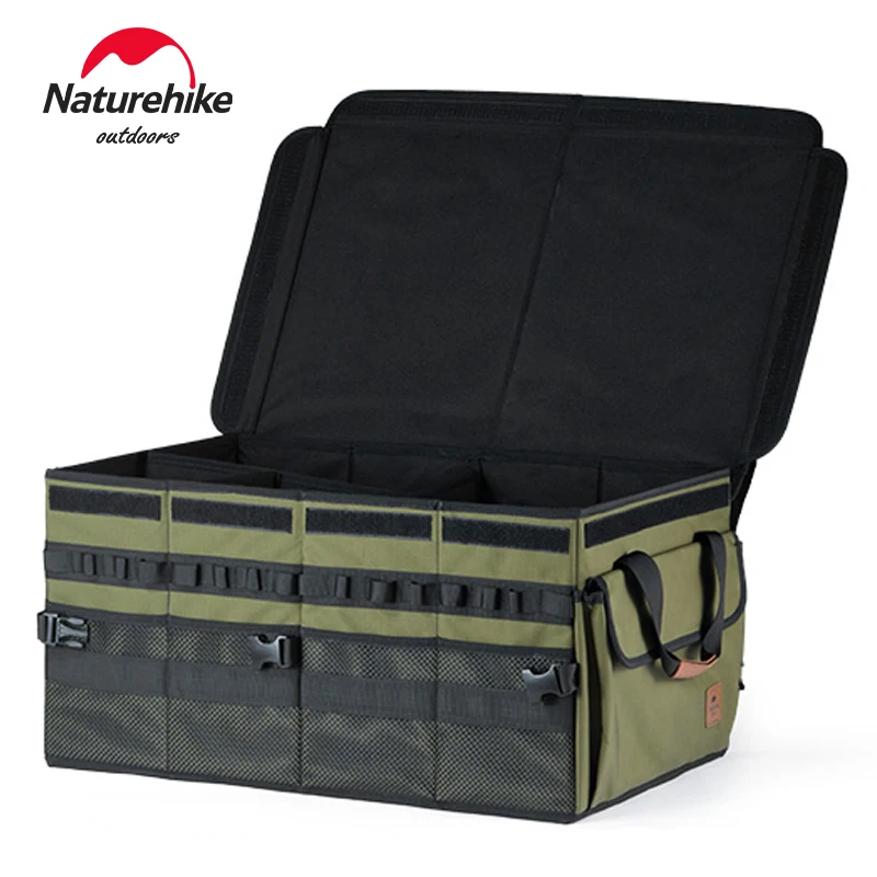 

Naturehike Storage Case 30L 60L Wear-resistant Oxford Fishing Bag Foldable Tool Stackable Sundry Box Outdoor Picnic Storage Box