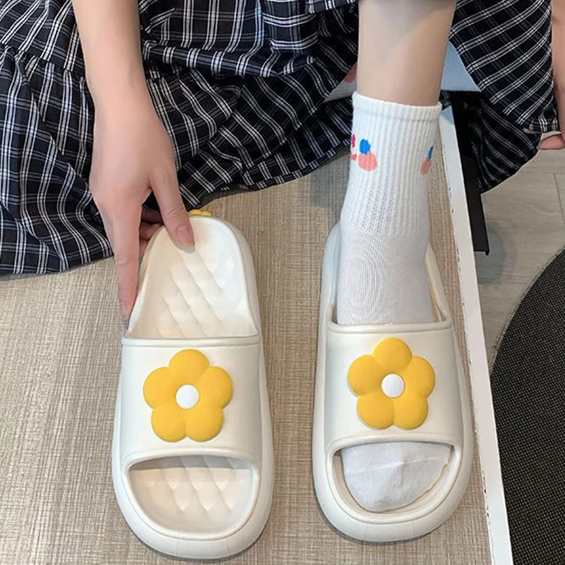 

Сандалии женские для дома и улицы, Нескользящие, на толстой подошве, пляжная обувь, модные босоножки, летняя обувь