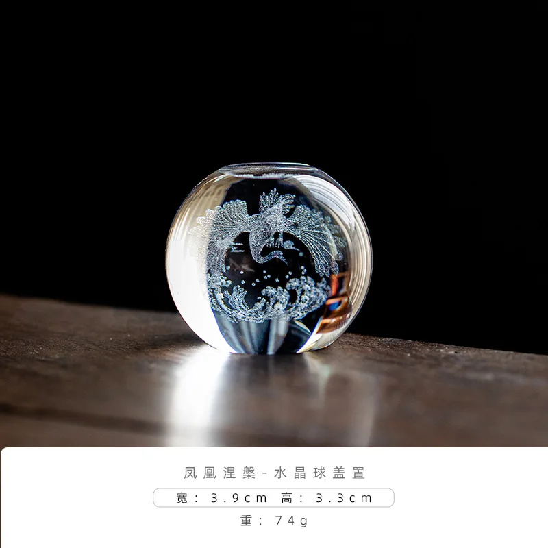 

Кристальный держатель для крышки в виде Луны и кролика