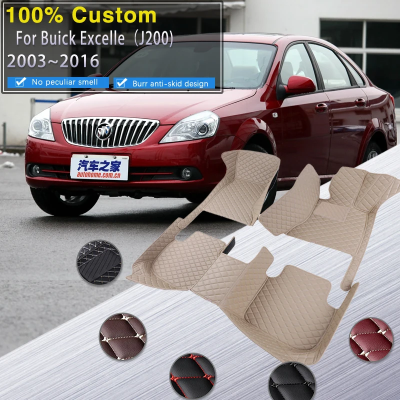 

Car Mats For Buick Excelle Chevrolet Lacetti Optra Ravon Gentra J200 Sedan 2003~2016 Carpets Rugs Anti Dirt Pad Car Accessories