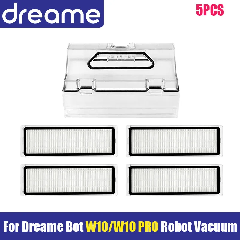

Для Dreame Bot W10 W10Pro аксессуары для пылесоса, основная боковая щетка, HEPA-фильтр, запасные части для швабры