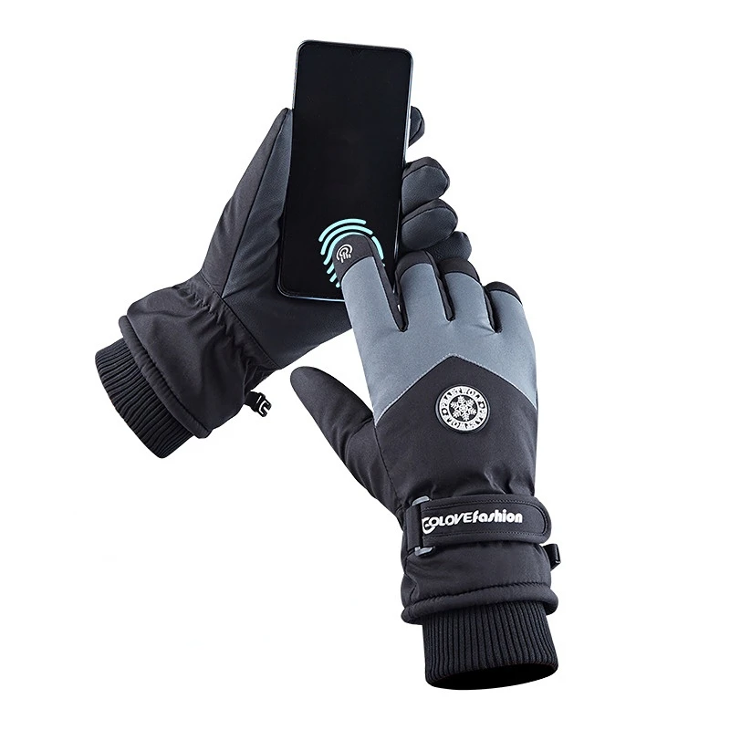 

Winter Ski Gloves Outdoor Cycling Waterproof and Non-slip Warm Cycling Gloves Glove Light Riding Gloves Motorcycle