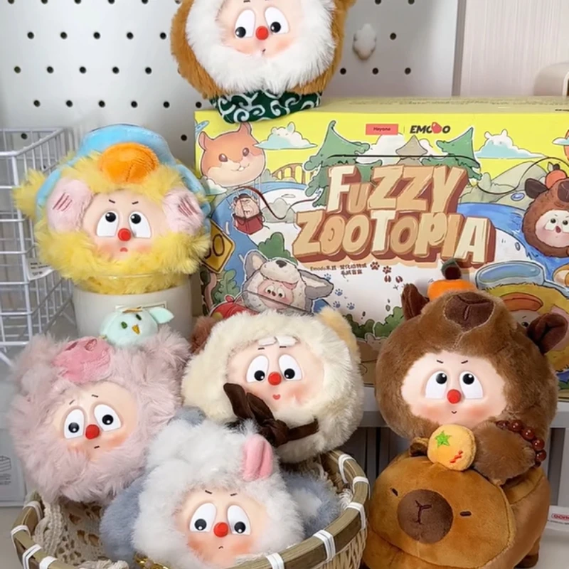 Фото Heyone Emodo животное город слепая коробка загадочные коробки Kawaii куклы сумки брелки подвески украшения коллекция игрушек подарок-сюрприз №3