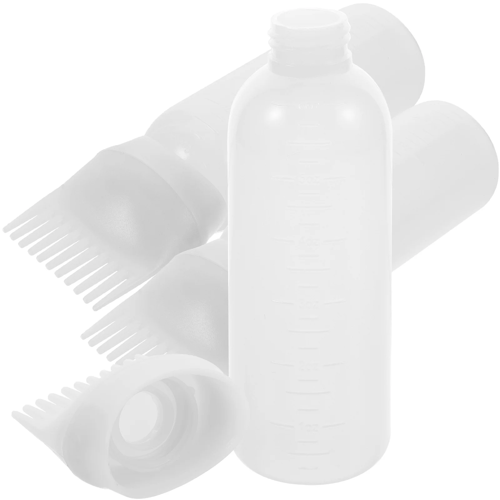 

3pcs Root Comb Applicator Bottle Hair Oil Applicator Bottle Hair Dye Comb Bottle