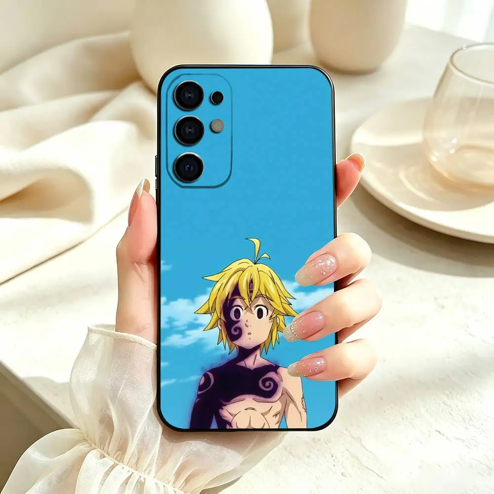 Фото Чехол для телефона M-Meliodas The Seven Deadly Sins для Samsung S25, S24, S21, S22, S23, S30, Ultra, S20, Plus, Fe, Lite, Note, 10, черный №4